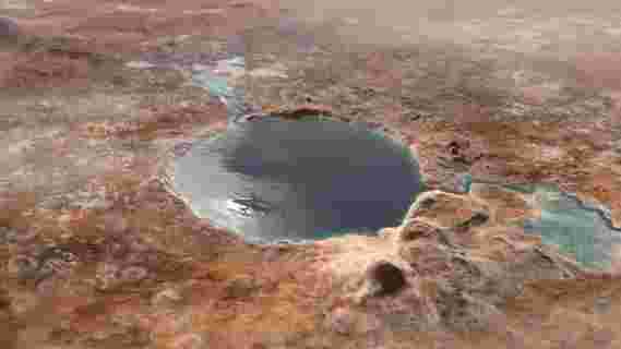 杰泽罗火山口（Jezero Crater）-火星恒心漫游者的登陆地点-是火星远古时代的一个湖泊
