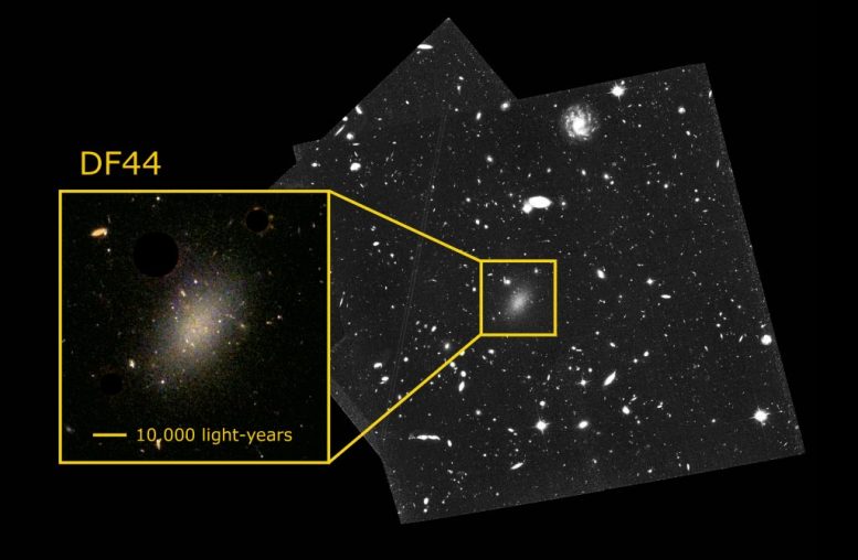 解决了：由99.99％的暗物质制成的奇怪银河之谜