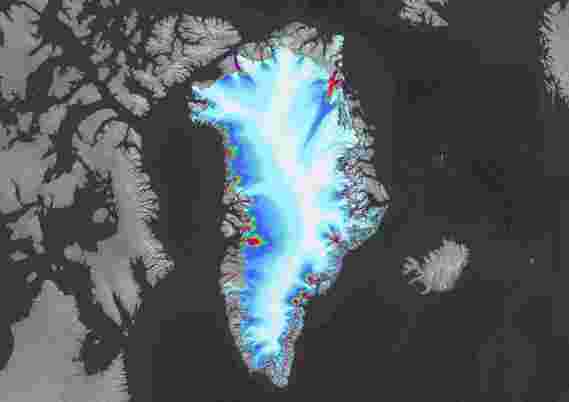 格陵兰岛的撤退冰川：NASA详细介绍了200多个沿海冰川的物理转型