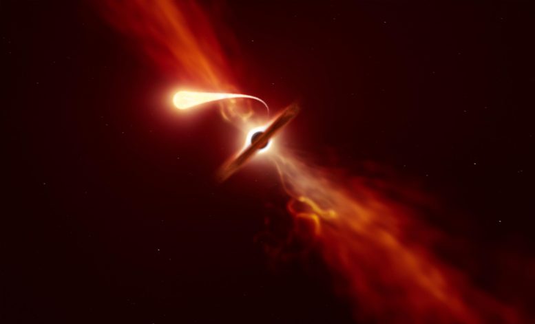 通过意大利化死亡：望远镜记录被黑洞吞噬的恒星的最后时刻