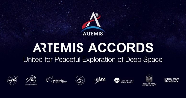 8国签署美国宇航局阿耳emi弥斯和平探索深空协定