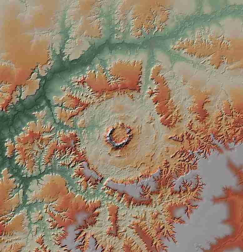地球上的陨石坑：新的地图集呈现并解释全球陨石和小行星的影响