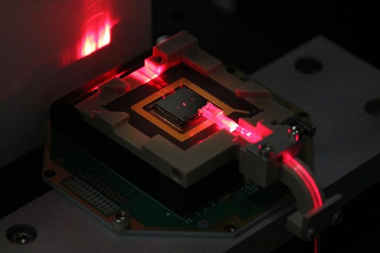 点亮离子阱：光纤内置在用于量子计算的芯片中