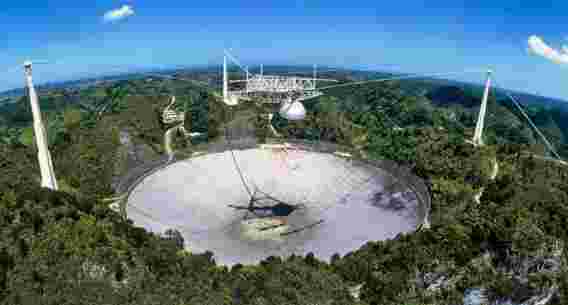 阿雷西博天文台的第二条电缆失败–用于寻找外星生命的大型射电望远镜