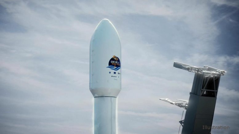 Sentinel-6卫星准备在Spacex Falcon 9 Rocket上发射