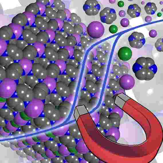 新型轻质分子磁体具有空前的磁性能