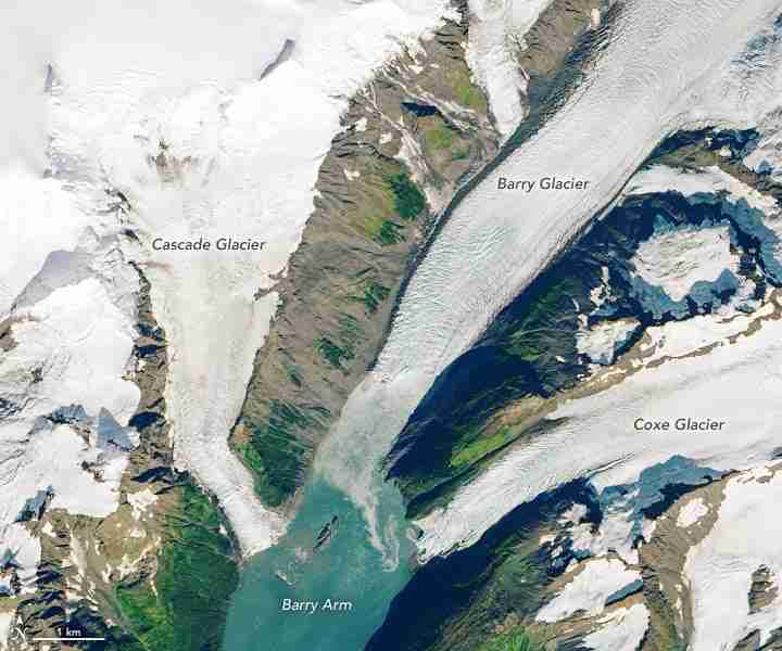 大规模滑坡威胁，冰川退缩导致阿拉斯加峡湾发生海啸风险