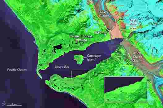 利图亚湾的启示波-科学已知的最高海啸波之一