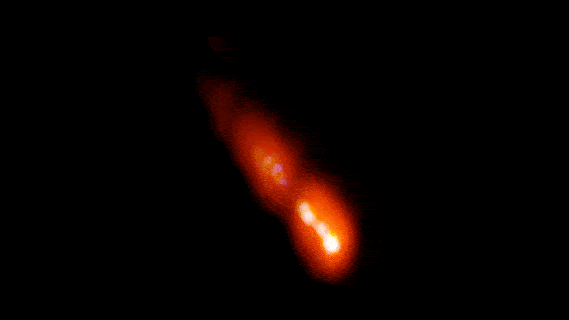 早期宇宙中的布拉扎尔：Galaxy的128亿光年距地球揭示了细节