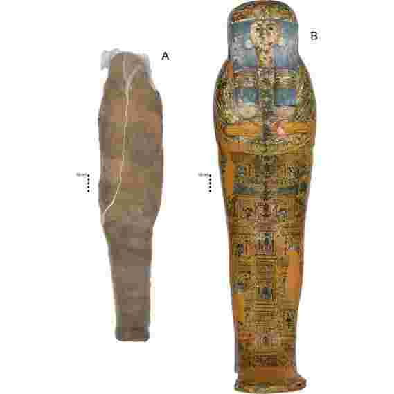 埃及木乃伊的罕见“泥甲” Mor房被发现-以及一个错误的身份案例