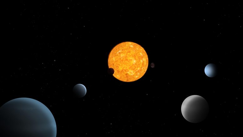 系外行星观察者吉普斯揭示了具有节律性轨道共振的独特行星系统