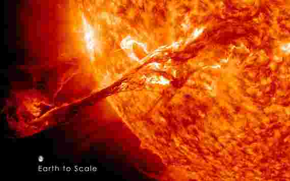 天文学家找到了危险的高能粒子在阳光下的来源